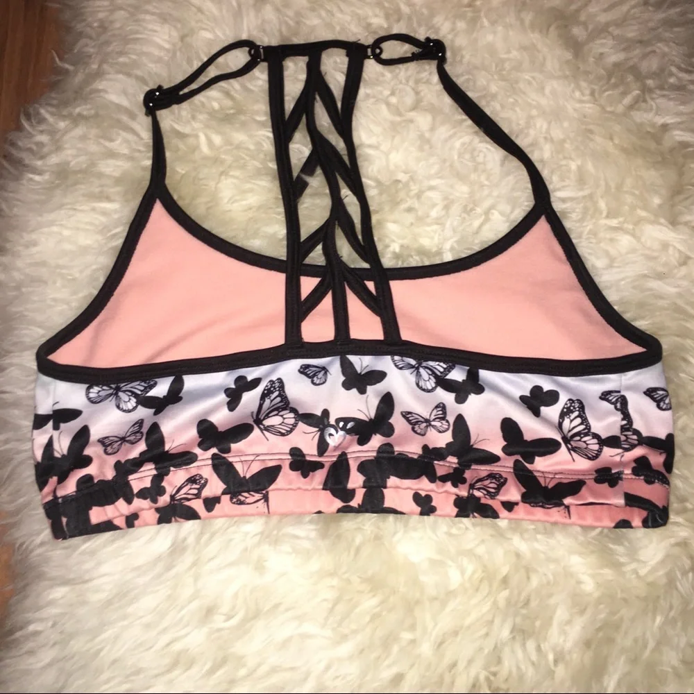 ๐ Justice - butterfly sports bra - Picture 2 of 3